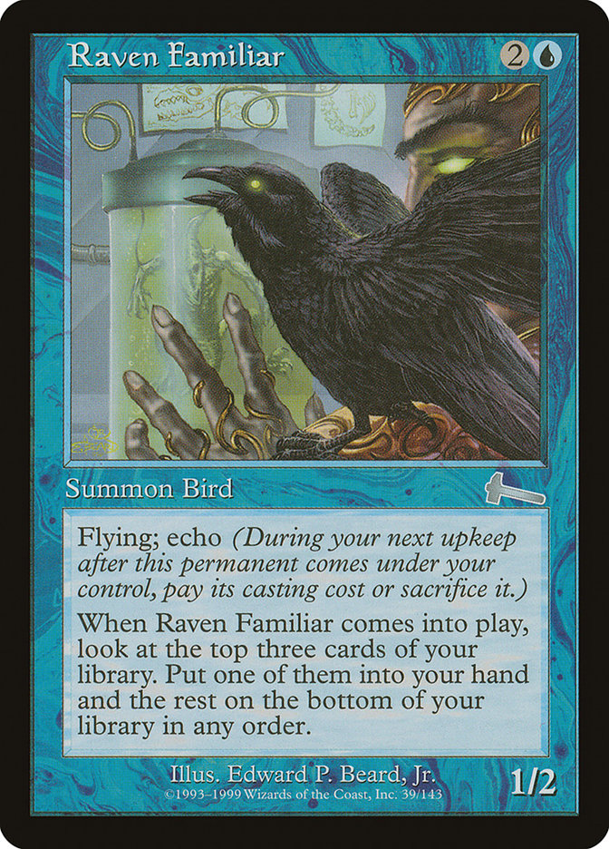 Raven Familiar [Urza's Legacy] | Galaxy Games LLC