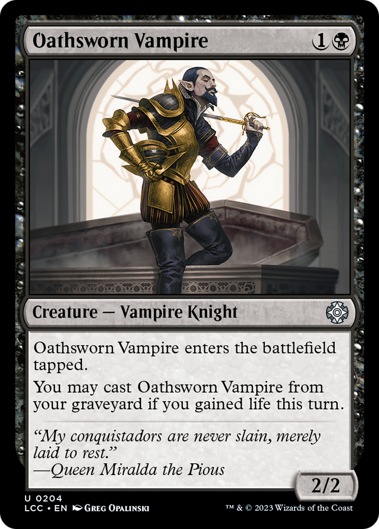 Oathsworn Vampire [The Lost Caverns of Ixalan Commander] | Galaxy Games LLC