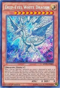Deep-Eyes White Dragon [MVP1-ENS05] Secret Rare | Galaxy Games LLC