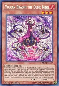 Vulcan Dragni the Cubic King [MVP1-ENS37] Secret Rare | Galaxy Games LLC