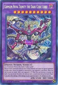 Crimson Nova Trinity the Dark Cubic Lord [MVP1-ENS40] Secret Rare | Galaxy Games LLC