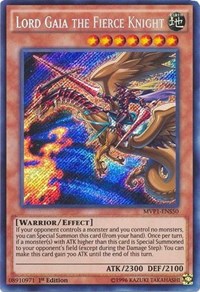 Lord Gaia the Fierce Knight [MVP1-ENS50] Secret Rare | Galaxy Games LLC