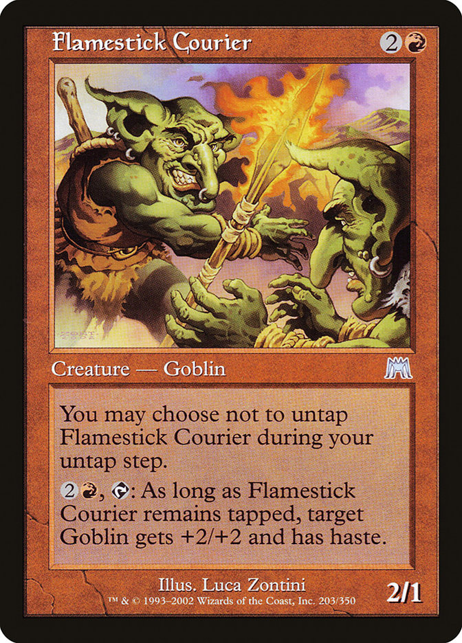 Flamestick Courier [Onslaught] | Galaxy Games LLC