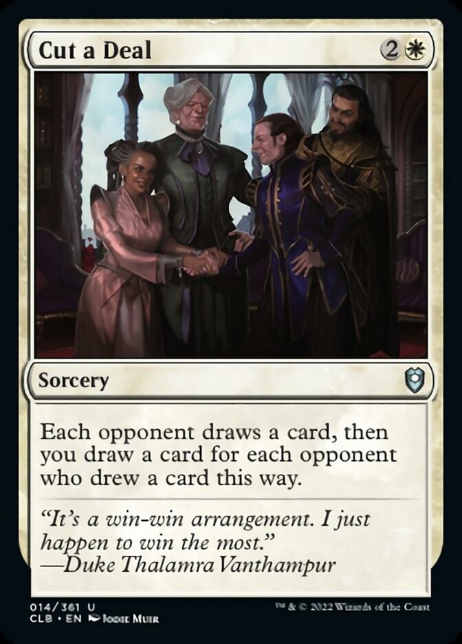 Cut a Deal [Commander Legends: Battle for Baldur's Gate] | Galaxy Games LLC