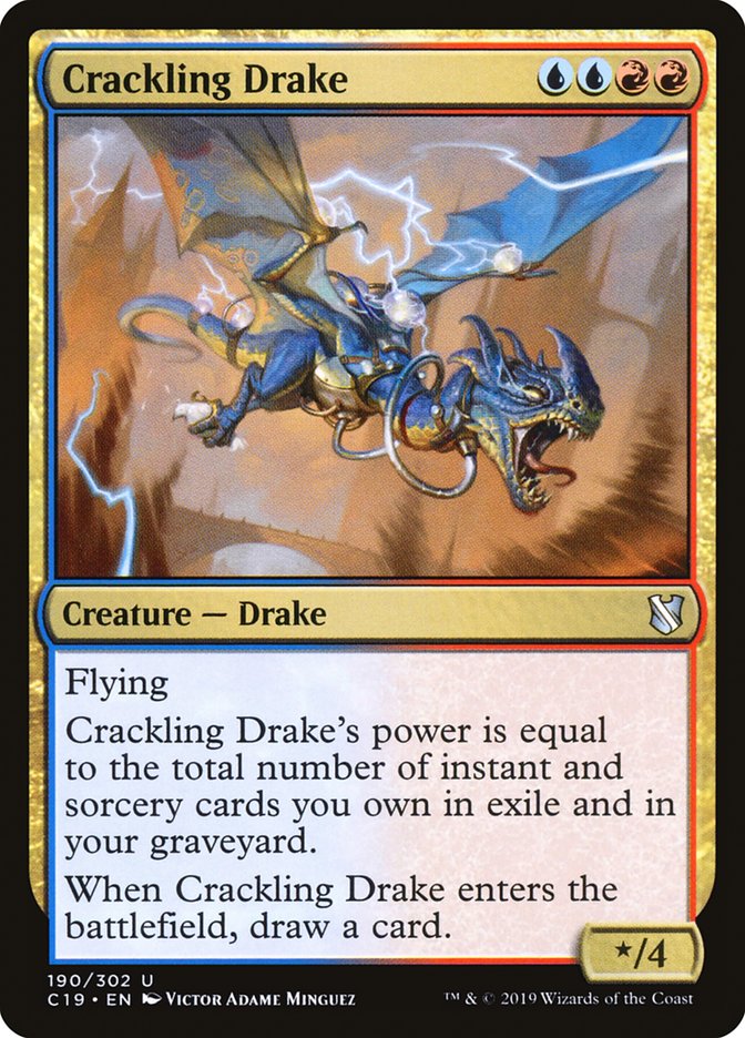 Crackling Drake [Commander 2019] | Galaxy Games LLC