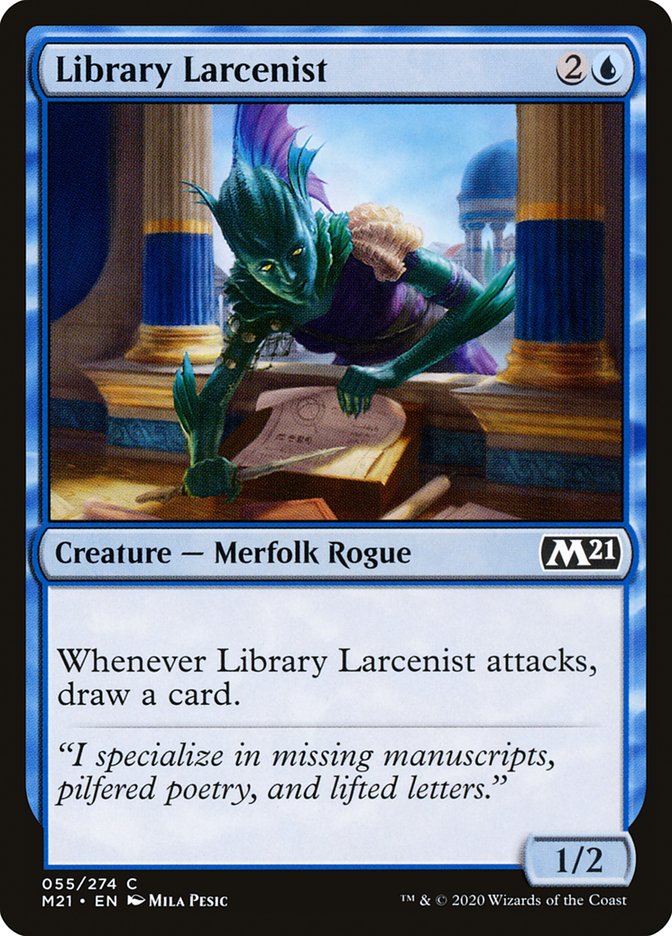 Library Larcenist [Core Set 2021] | Galaxy Games LLC