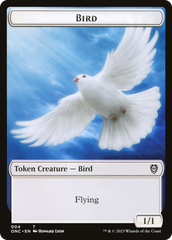 Bird // Cat Double-Sided Token [Phyrexia: All Will Be One Commander Tokens] | Galaxy Games LLC