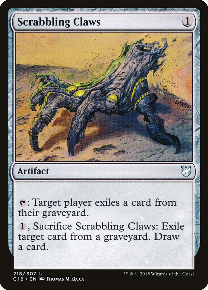 Scrabbling Claws [Commander 2018] | Galaxy Games LLC