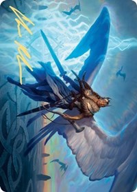 Righteous Valkyrie Art Card (Gold-Stamped Signature) [Kaldheim Art Series] | Galaxy Games LLC