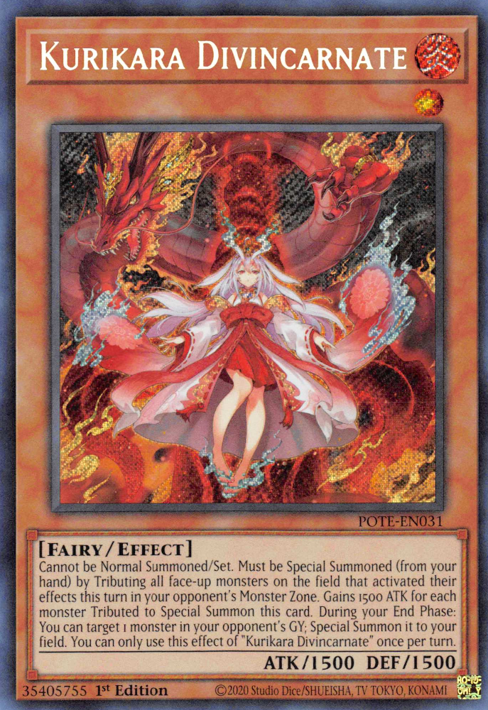 Kurikara Divincarnate [POTE-EN031] Secret Rare | Galaxy Games LLC