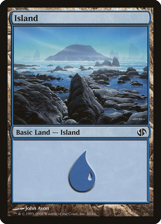 Island (30) [Duel Decks: Jace vs. Chandra] | Galaxy Games LLC