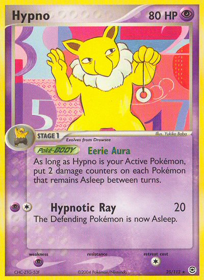 Hypno (25/112) [EX: FireRed & LeafGreen] | Galaxy Games LLC