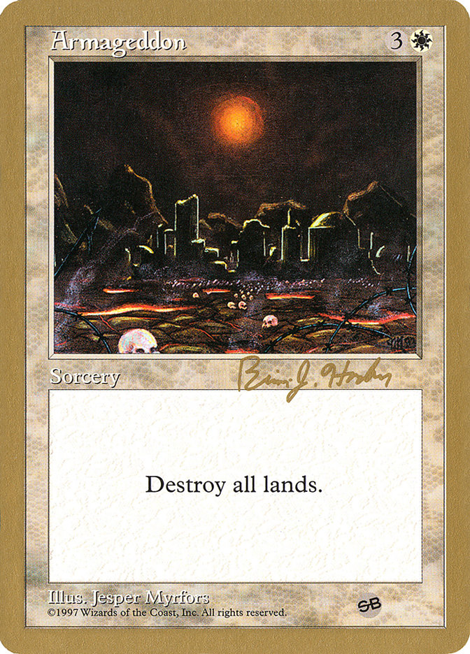 Armageddon (Brian Hacker) (SB) [World Championship Decks 1998] | Galaxy Games LLC