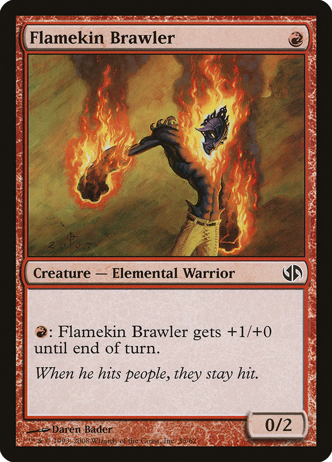 Flamekin Brawler [Duel Decks: Jace vs. Chandra] | Galaxy Games LLC