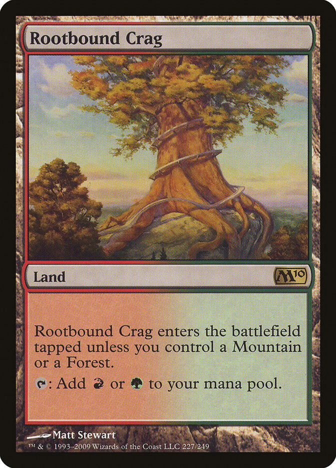 Rootbound Crag [Magic 2010] | Galaxy Games LLC