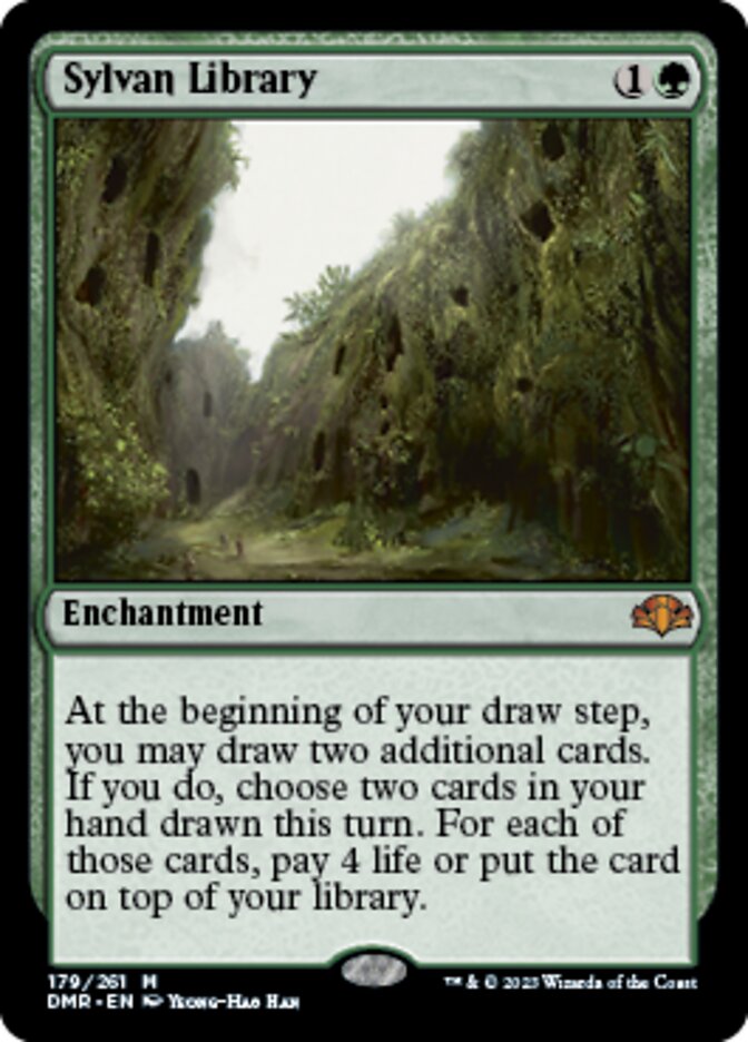 Sylvan Library [Dominaria Remastered] | Galaxy Games LLC