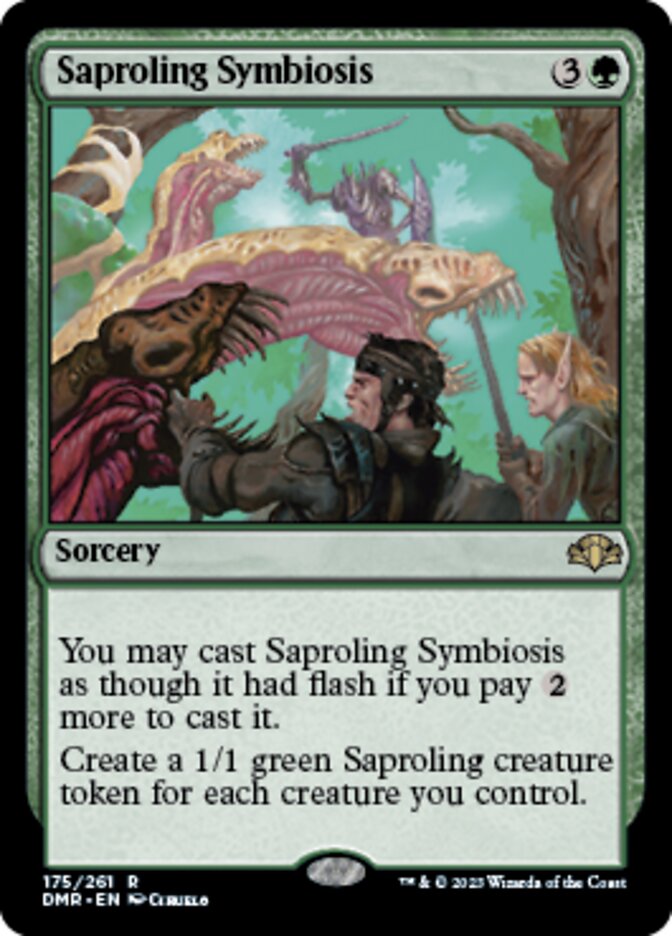 Saproling Symbiosis [Dominaria Remastered] | Galaxy Games LLC