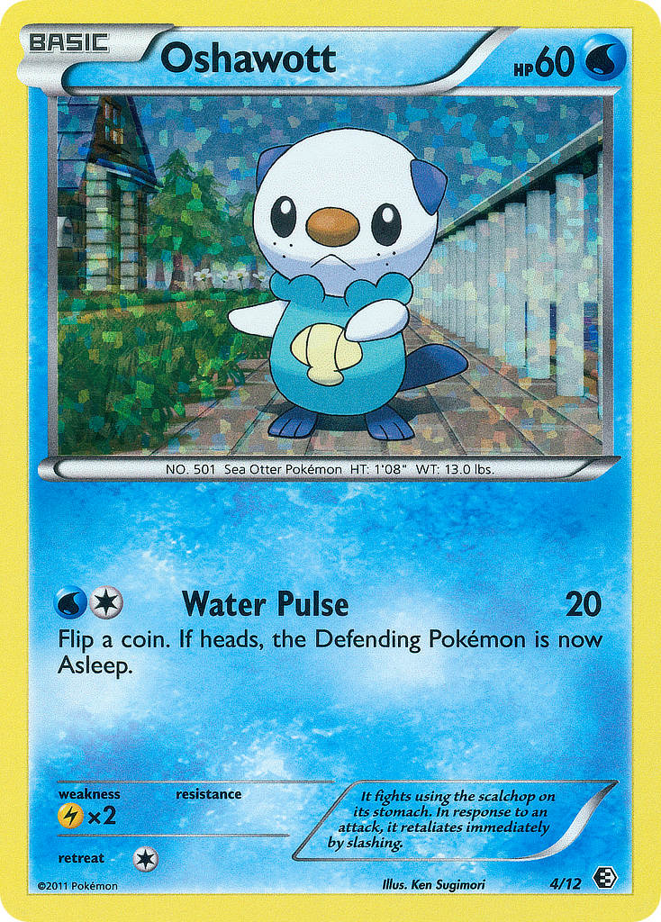 Oshawott (4/12) [McDonald's Promos: 2011 Collection] | Galaxy Games LLC