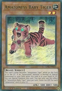 Amazoness Baby Tiger (Green) [LDS1-EN023] Ultra Rare | Galaxy Games LLC