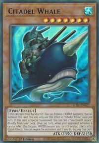 Citadel Whale (Blue) [LDS1-EN027] Ultra Rare | Galaxy Games LLC