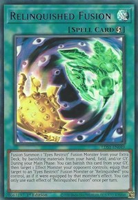 Relinquished Fusion (Purple) [LDS1-EN049] Ultra Rare | Galaxy Games LLC