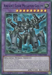 Ancient Gear Megaton Golem (Blue) [LDS1-EN088] Ultra Rare | Galaxy Games LLC