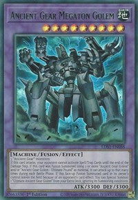 Ancient Gear Megaton Golem (Green) [LDS1-EN088] Ultra Rare | Galaxy Games LLC