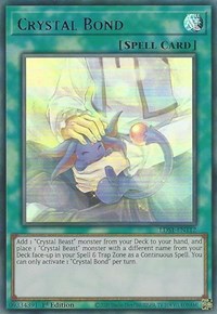 Crystal Bond (Blue) [LDS1-EN112] Ultra Rare | Galaxy Games LLC