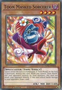 Toon Masked Sorcerer [LDS1-EN058] Common | Galaxy Games LLC