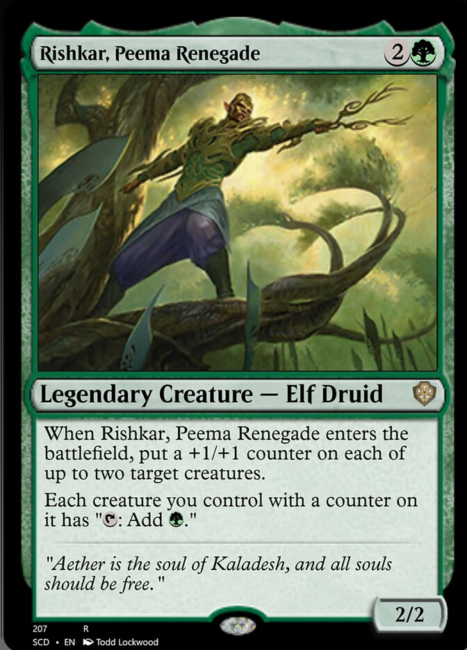 Rishkar, Peema Renegade [Starter Commander Decks] | Galaxy Games LLC