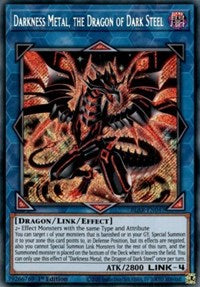 Darkness Metal, the Dragon of Dark Steel [BLAR-EN047] Secret Rare | Galaxy Games LLC