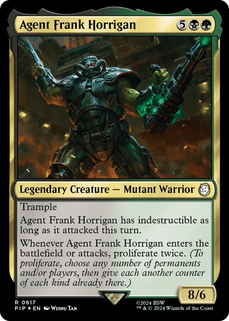 Agent Frank Horrigan (Surge Foil) [Fallout] | Galaxy Games LLC
