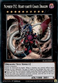 Number C92: Heart-eartH Chaos Dragon [BLAR-EN069] Secret Rare | Galaxy Games LLC