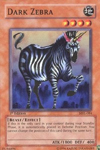 Dark Zebra [MRL-084] Common | Galaxy Games LLC