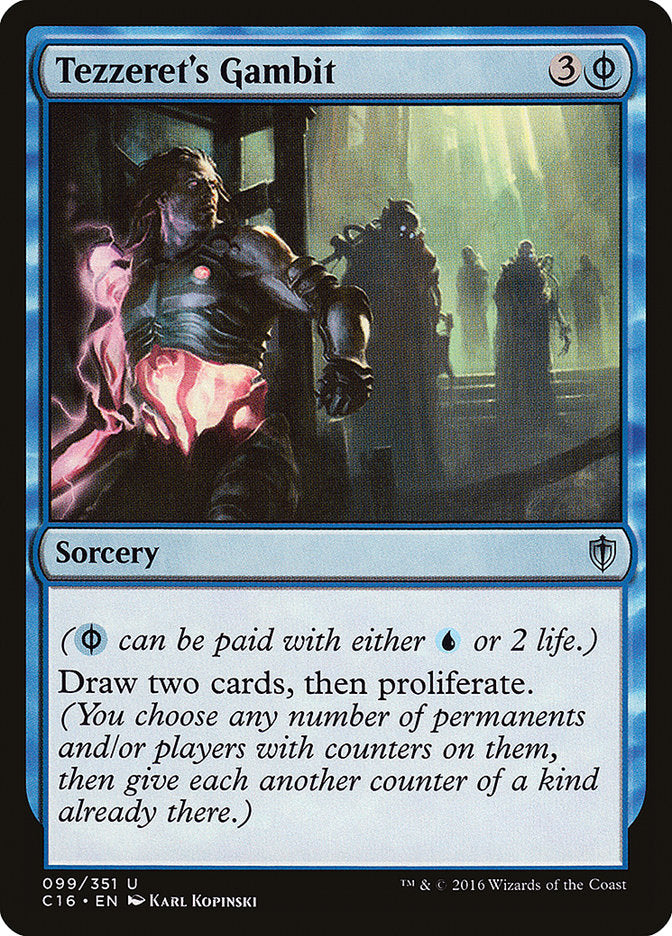 Tezzeret's Gambit [Commander 2016] | Galaxy Games LLC