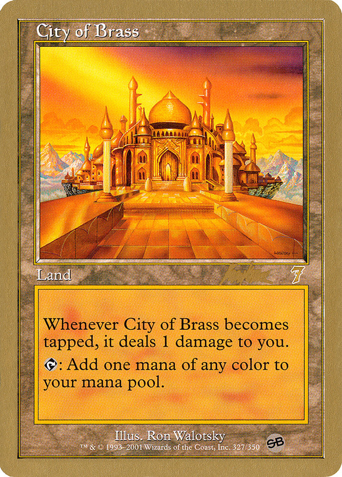 City of Brass (Brian Kibler) (SB) [World Championship Decks 2002] | Galaxy Games LLC