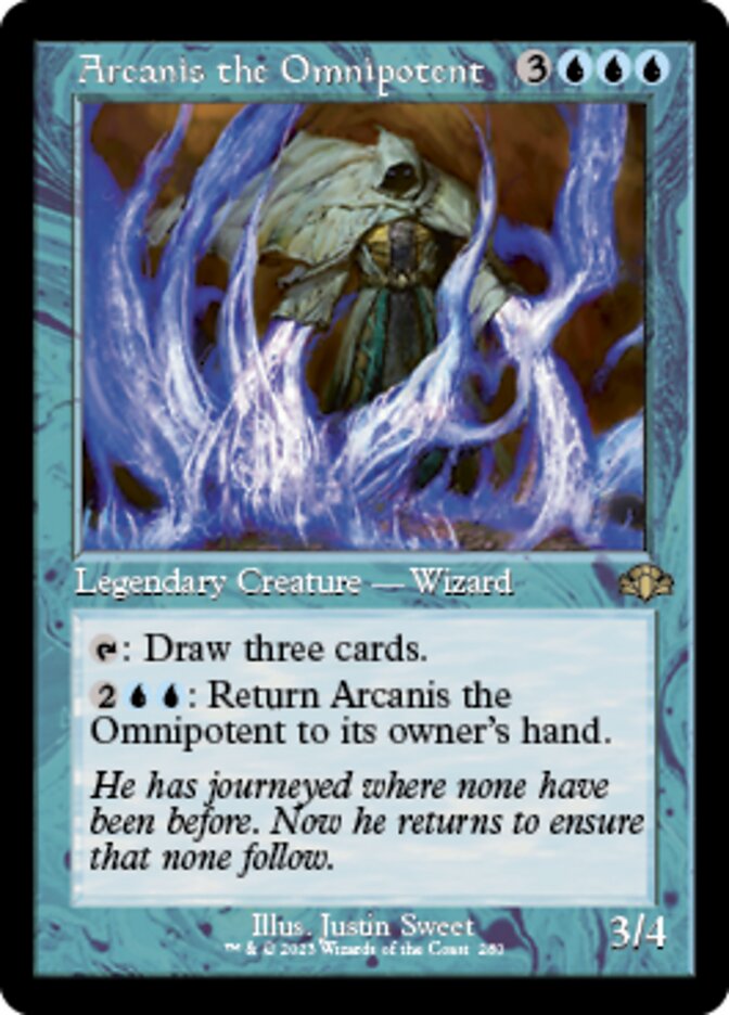 Arcanis the Omnipotent (Retro) [Dominaria Remastered] | Galaxy Games LLC