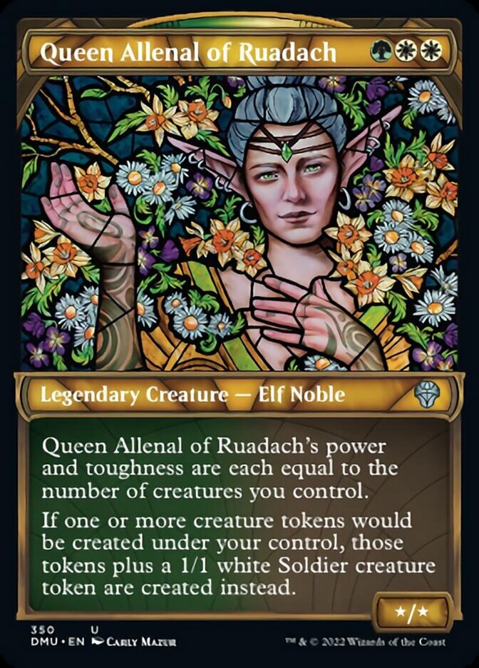 Queen Allenal of Ruadach (Showcase Textured) [Dominaria United] | Galaxy Games LLC