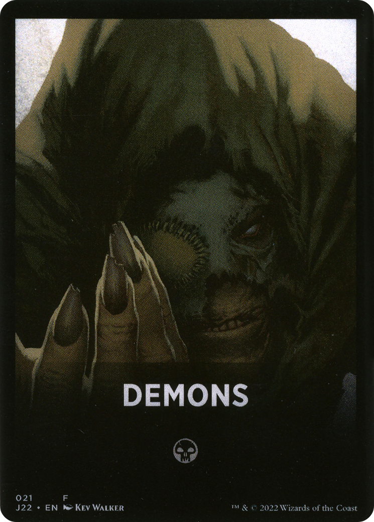 Demons Theme Card [Jumpstart 2022 Front Cards] | Galaxy Games LLC