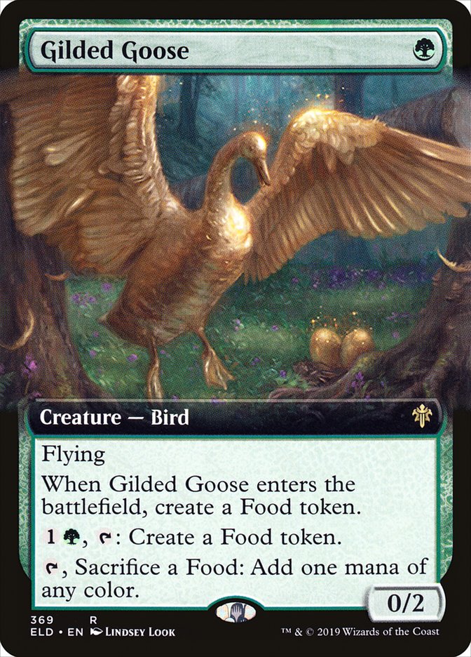 Gilded Goose (Extended Art) [Throne of Eldraine] | Galaxy Games LLC