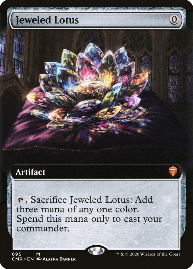 Jeweled Lotus (Extended Art) [Commander Legends] | Galaxy Games LLC