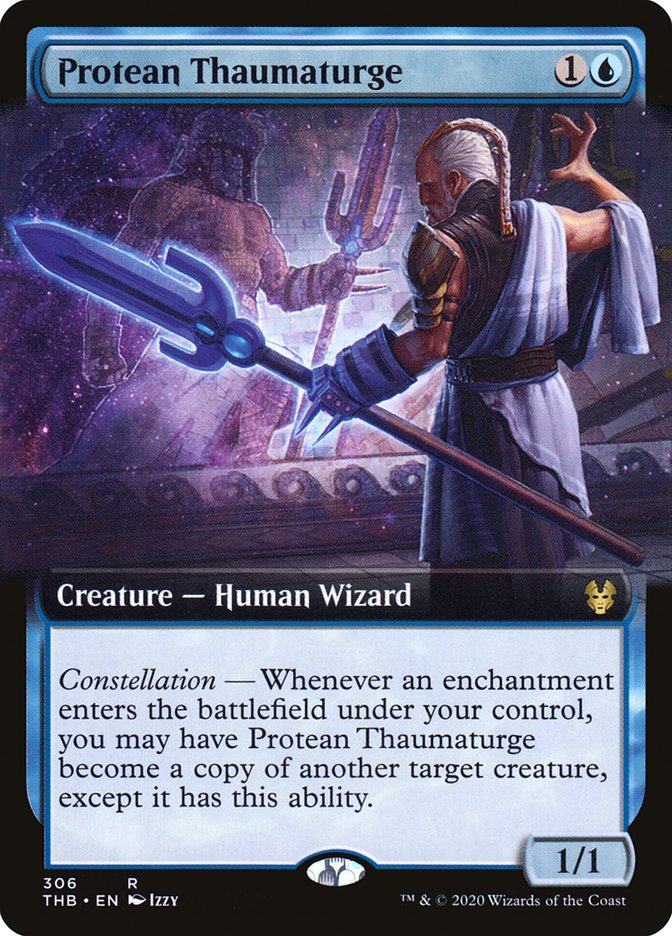 Protean Thaumaturge (Extended Art) [Theros Beyond Death] | Galaxy Games LLC