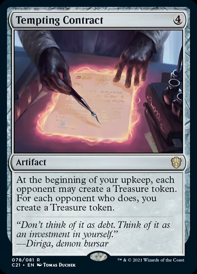 Tempting Contract [Commander 2021] | Galaxy Games LLC