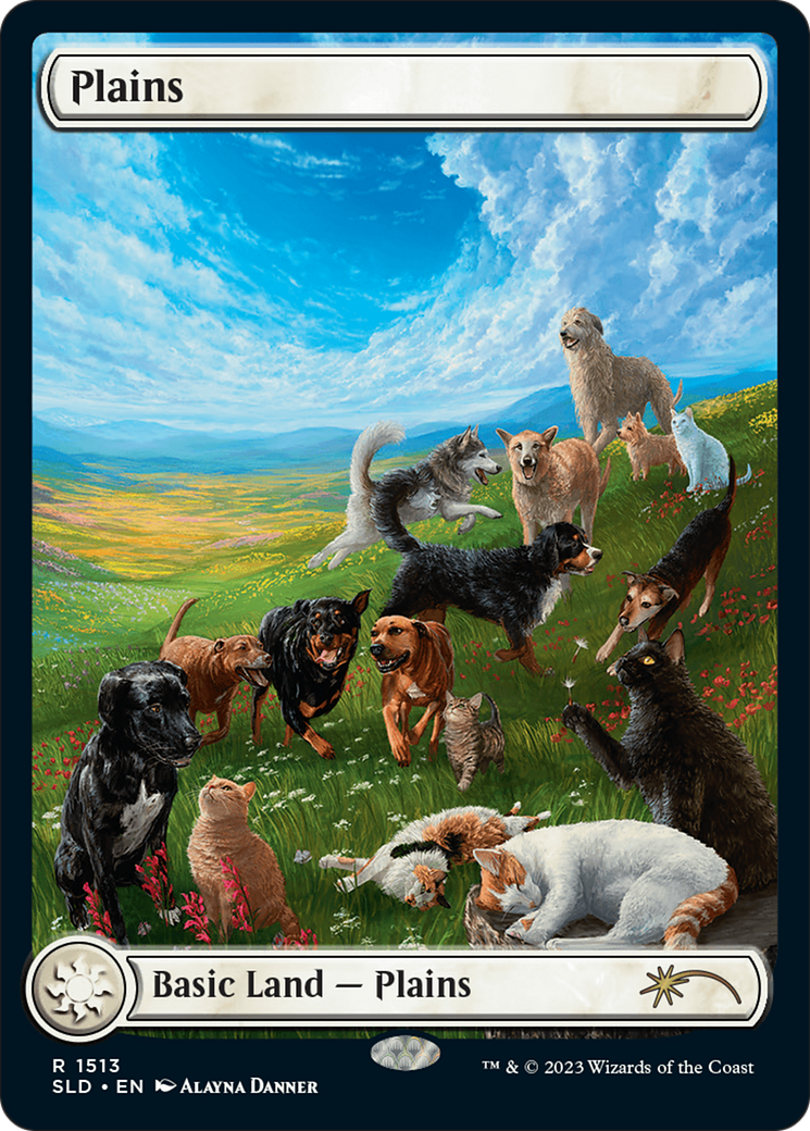 Plains (1513) [Secret Lair Commander Deck: Raining Cats and Dogs] | Galaxy Games LLC