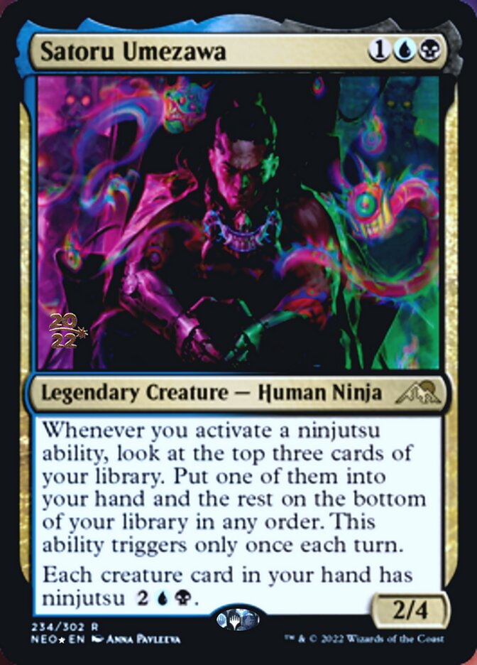 Satoru Umezawa [Kamigawa: Neon Dynasty Prerelease Promos] | Galaxy Games LLC