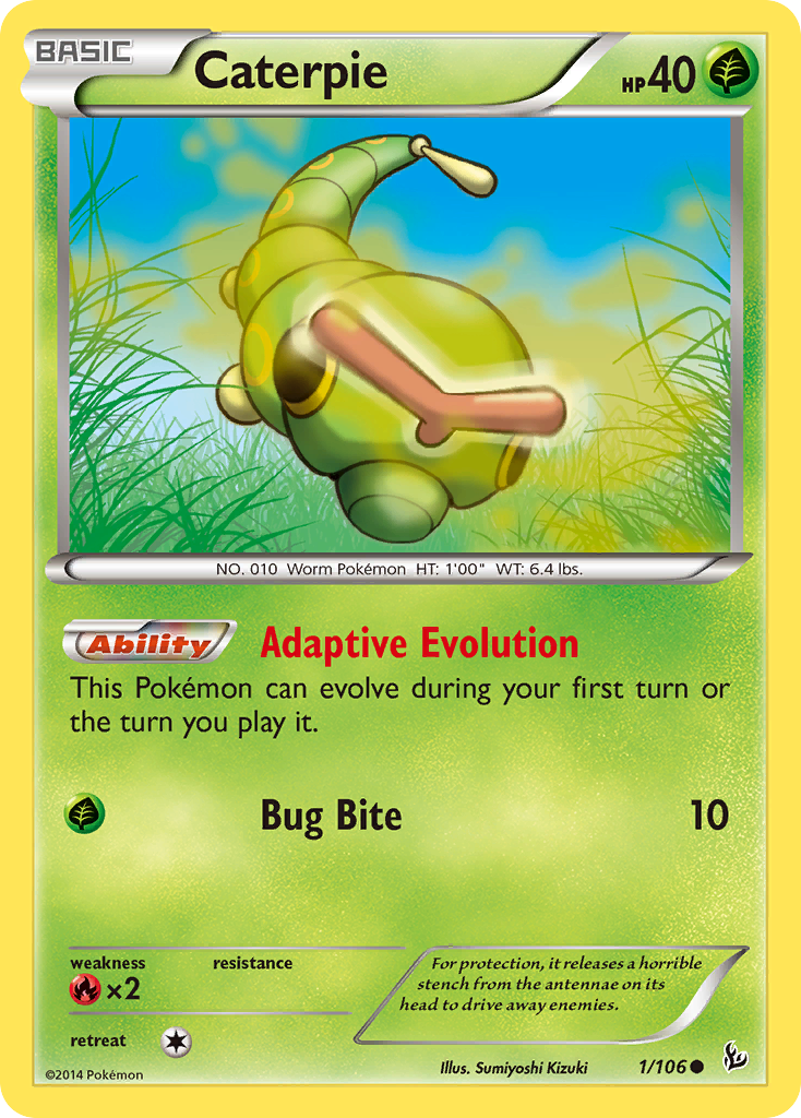 Caterpie (1/106) [XY: Flashfire] | Galaxy Games LLC