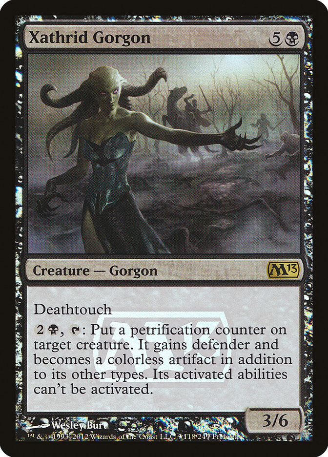 Xathrid Gorgon [Magic 2013 Prerelease Promos] | Galaxy Games LLC