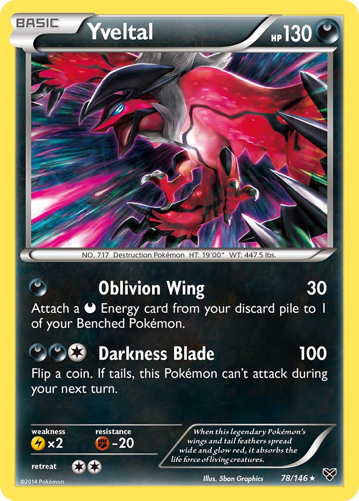 Yveltal (78/146) (Theme Deck Exclusive) [XY: Base Set] | Galaxy Games LLC