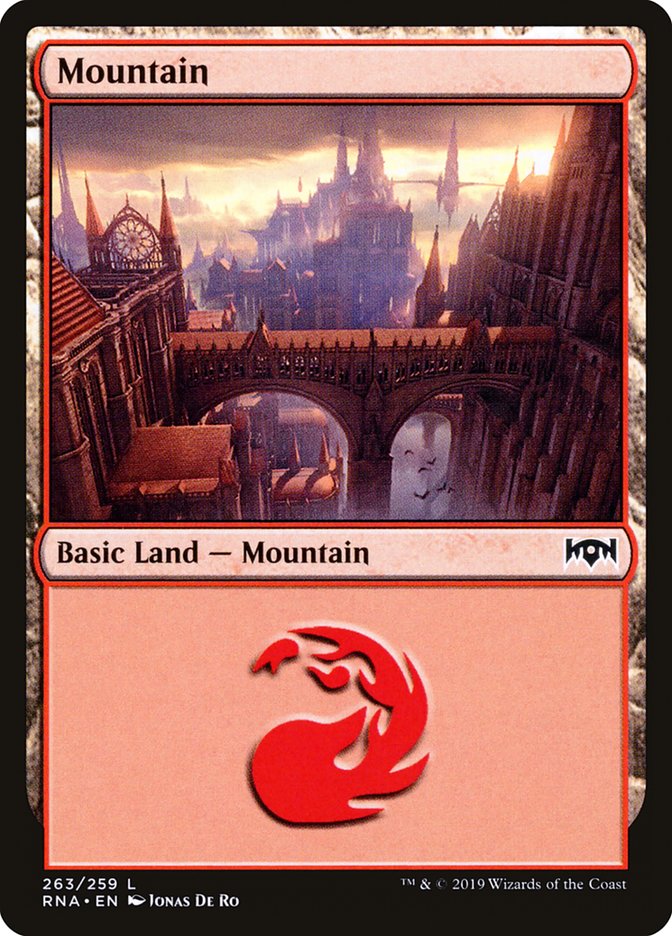 Mountain (263) [Ravnica Allegiance] | Galaxy Games LLC