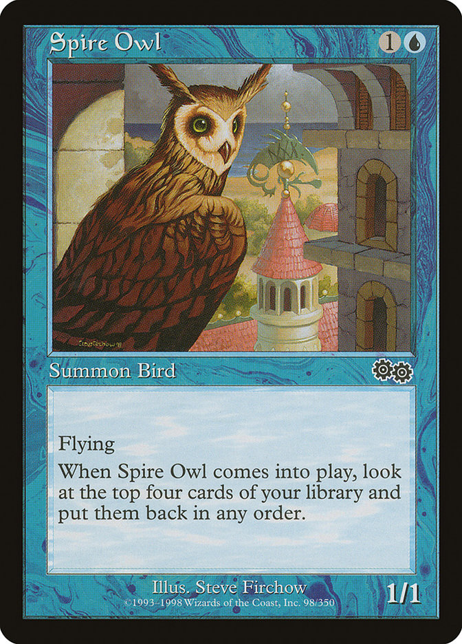 Spire Owl [Urza's Saga] | Galaxy Games LLC